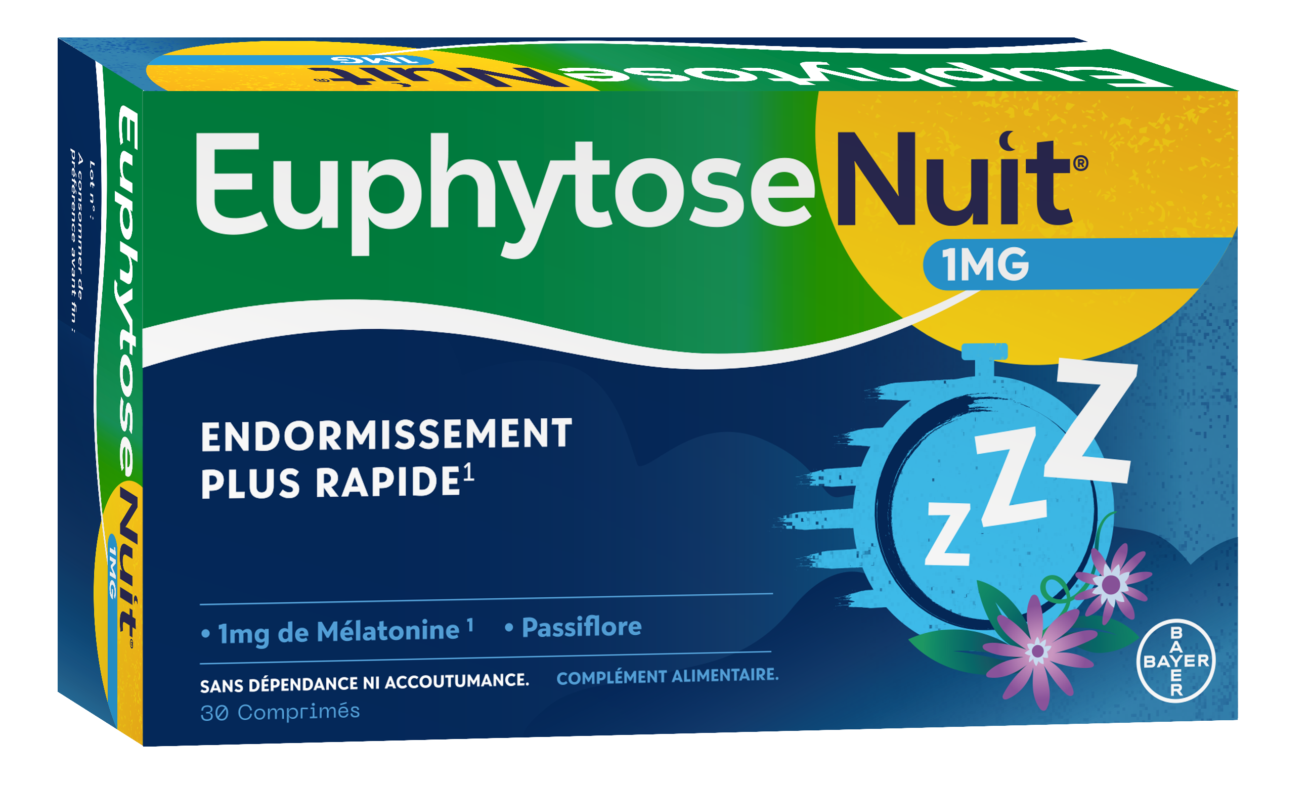 image (PMA et PTA) EuphytoseNuit® Boîte de 30 comprimés  BAYER HEALTHCARE